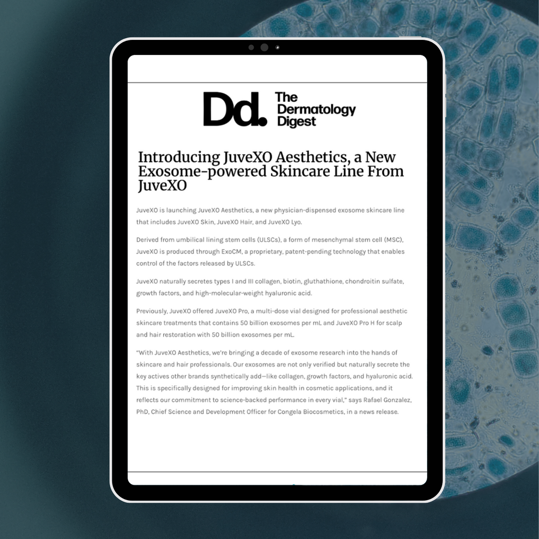 JuveXO® Aesthetics Featured in Derm Digest